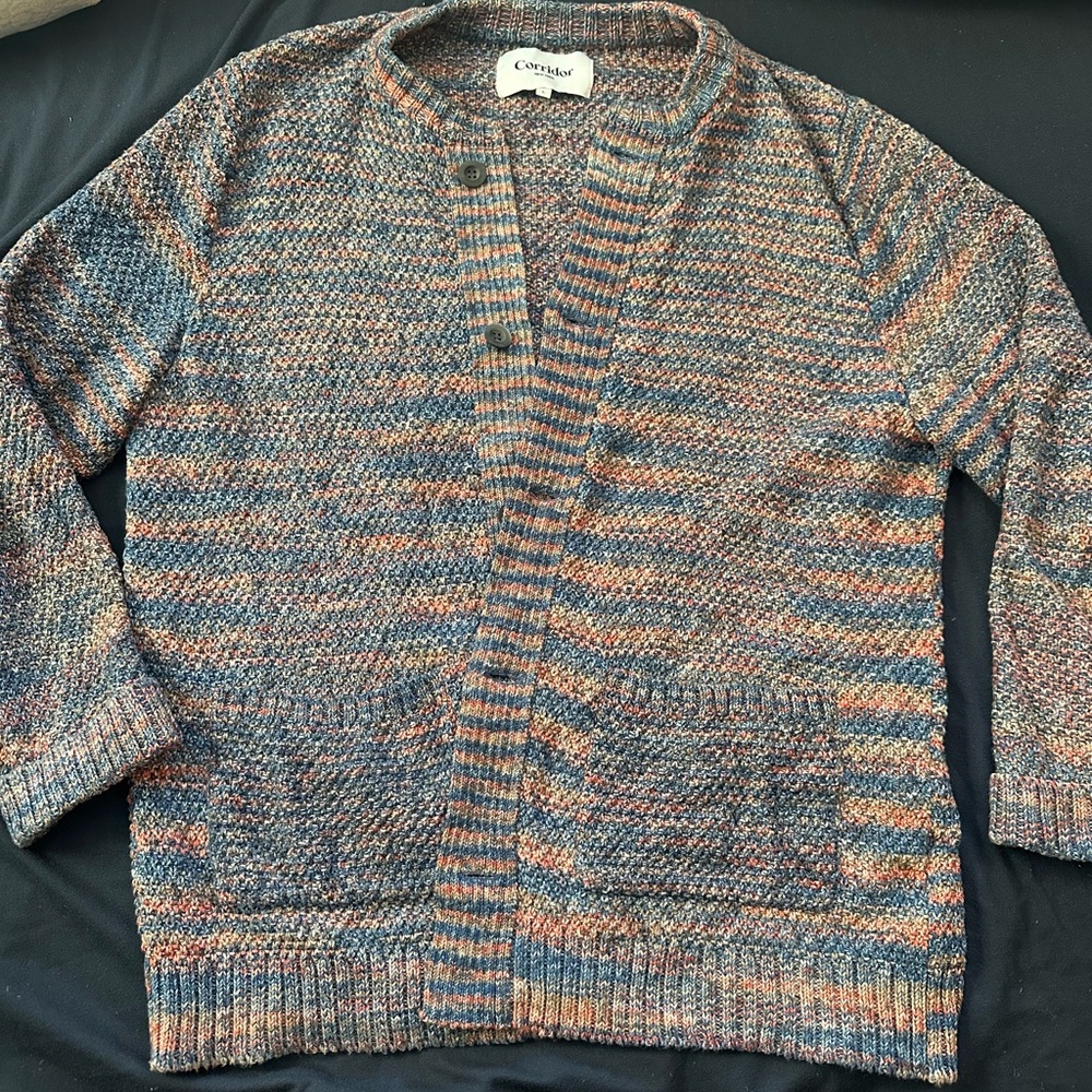 Corridor NYC Space dyed cardigan sweater